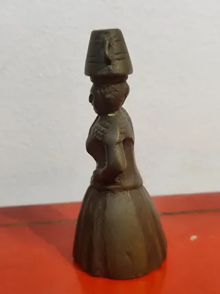 Antigua campana de bronce