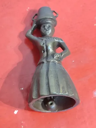 Antigua campana de bronce