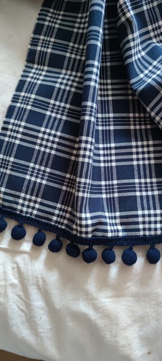 Bufanda Fallera Azul y Blanca