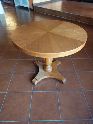 Tavolo rotondo in frassino - Inghilterra anni '30