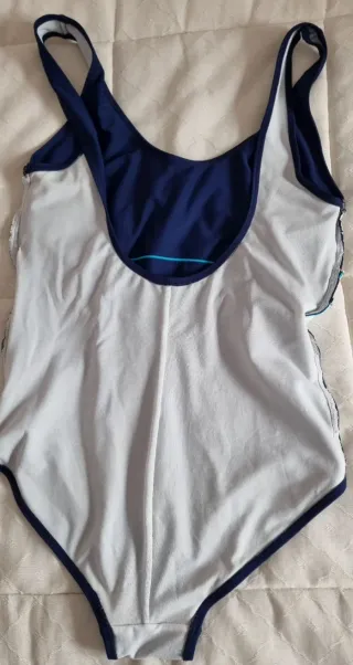 Bañador señora talla 44 azul turquesa