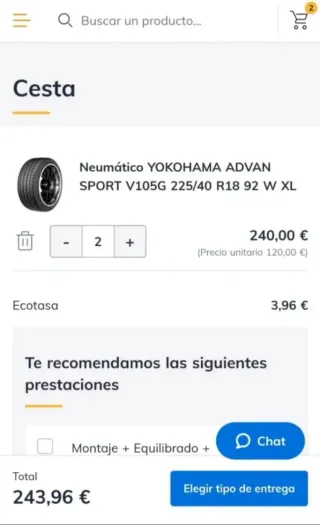 Neumáticos 225/40 R18 92Y