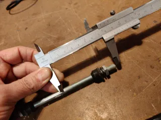 Eje Rueda Bicicleta Montaña