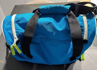 Bolsa deportiva Nabaiji azul/lima 43x30x24