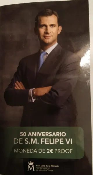 2 euro commemorativa Spagna 2018 Proof PP