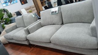 Conjunto Sofá 3+2 Gris Tela