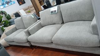 Conjunto Sofá 3+2 Gris Tela