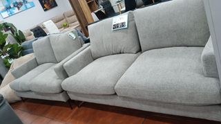 Conjunto Sofá 3+2 Gris Tela