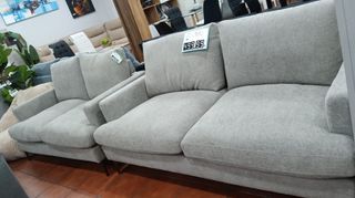 Conjunto Sofá 3+2 Gris Tela