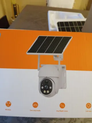 Cámara Seguridad Solar Inalámbrica PTZ.