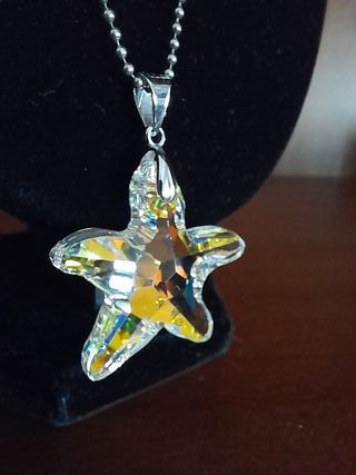 Collana argento 925 con ciondolo Swarovski Stella