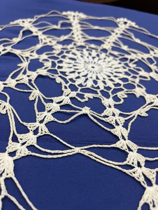 Lote 5 Tapetes Ganchillo Antiguo Años 20