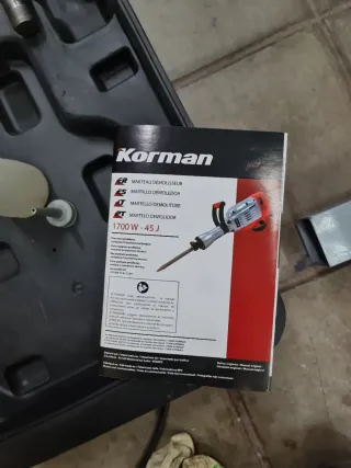 Martillo Demoledor Korman con Maletín