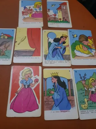 Regalo cromos antiguos Blancanieves