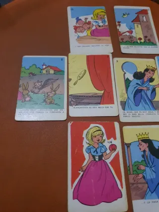 Regalo cromos antiguos Blancanieves