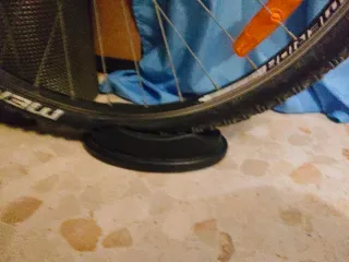 Rodillo para bicicleta verde