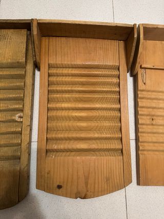 3 Tablas de Lavar Antiguas