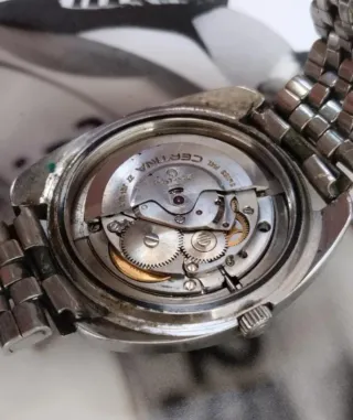 Certina Automático acero y Blanco