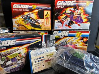 Lote 5 vehiculovehículoG.I. Joe Vehículos Cajas Or