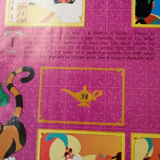 Álbum Disney Aladdin Panini