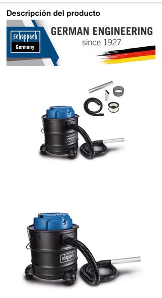 Aspirador potente Scheppach AVC25