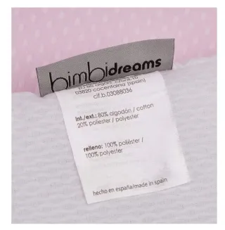 Vestidura cuna Bimbi Dreams rosa