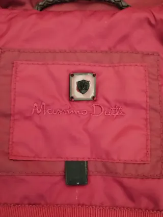 Anorak acolchado mujer rojo