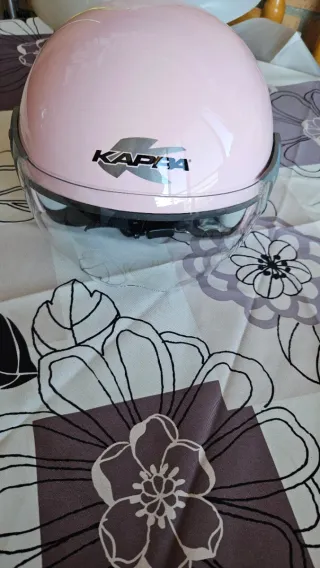 Casco Moto Infantil Rosa Kappa