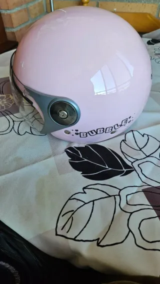 Casco Moto Infantil Rosa Kappa