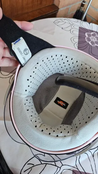 Casco Moto Infantil Rosa Kappa