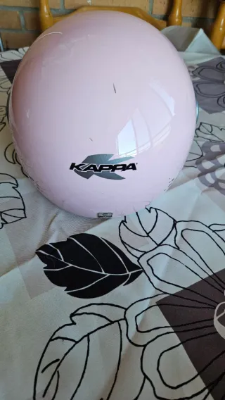 Casco Moto Infantil Rosa Kappa