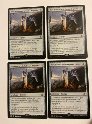 Set di 4 carte Maestri Pietraforgia di Magic: The Gathering