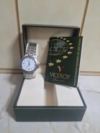 Reloj Viceroy Caballero Plata y Blanco