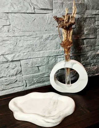 Set Vaso Vassoio Design Chic Home