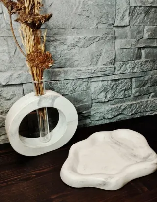 Set Vaso Vassoio Design Chic Home