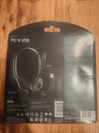 NUEVOS Auriculares Epos PC 8 USB Negro