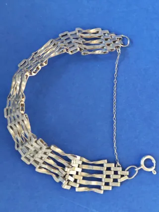 Bracciale Argento 925 Lavorato Mano