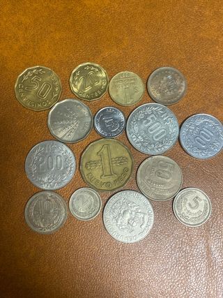 Lote 15 Monedas Uruguay