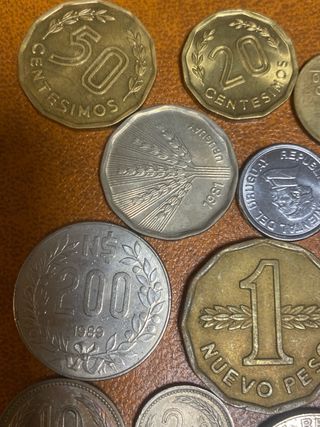 Lote 15 Monedas Uruguay