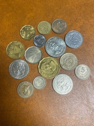 Lote 15 Monedas Uruguay