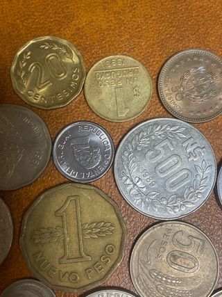 Lote 15 Monedas Uruguay