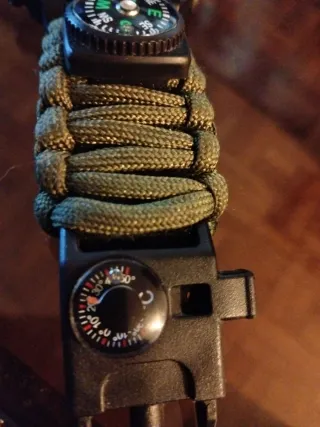 Reloj DELTA Negro y Verde Militar