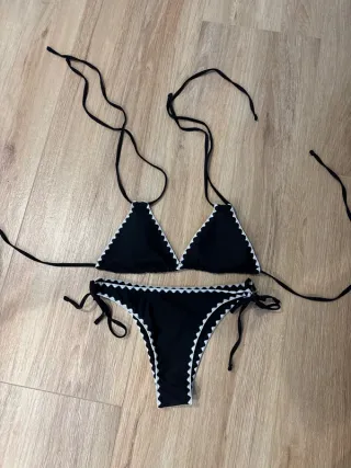 Bikini Shein Negro Talla S