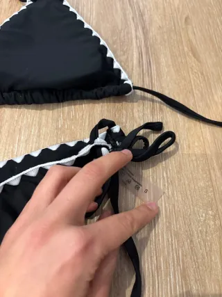 Bikini Shein Negro Talla S