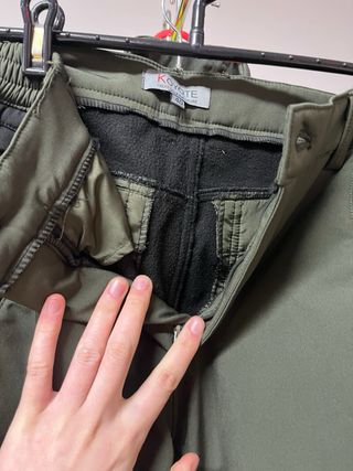 Pantalón outdoor forrado