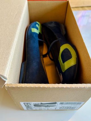 Zapatos Camper Twins. Ante azul marino