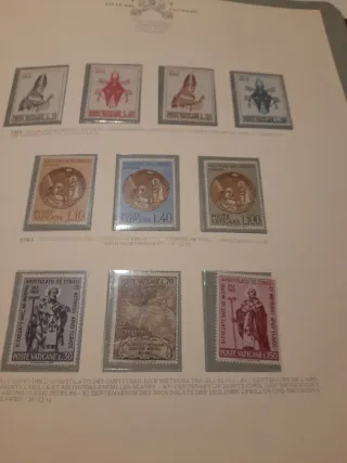 Album di Francobolli Città del Vaticano 1963-1985