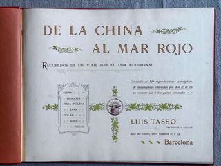 ‘De la China al Mar Rojo’ Libro antiguo de viaje