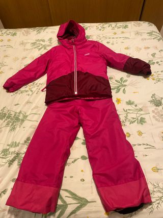 Mono de nieve niña Wedze rosa