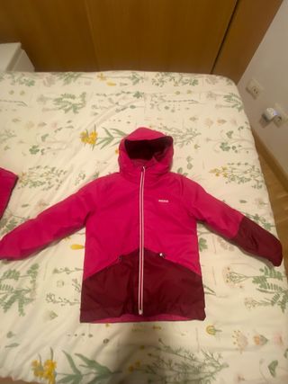 Mono de nieve niña Wedze rosa